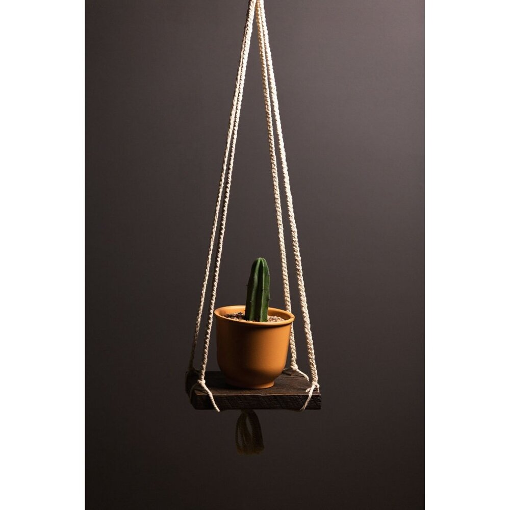 Macrame Shelf|Boho Wall Hanging Shelf|Handmade Home Decor|Boho Room Decor(ID425)